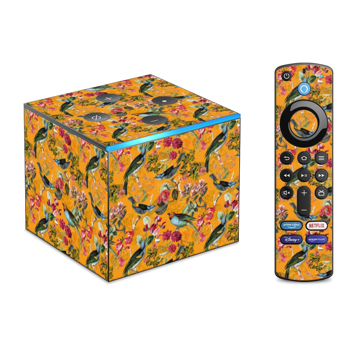  Sfondo di fiori di uccelli