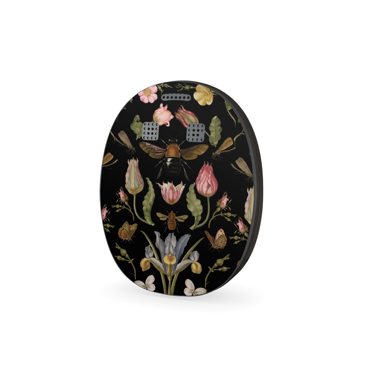 Fiori di campo e api nere