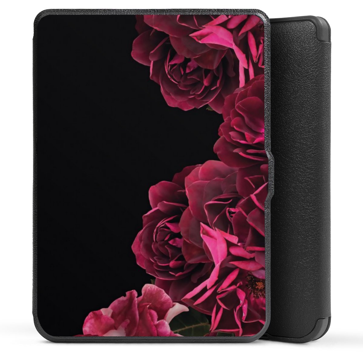 Rose vintage su nero