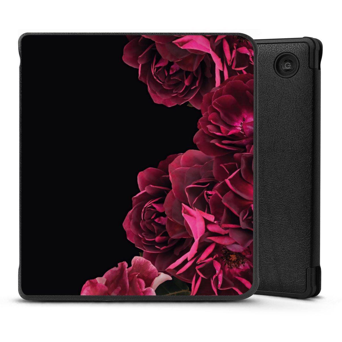 Rose vintage su nero