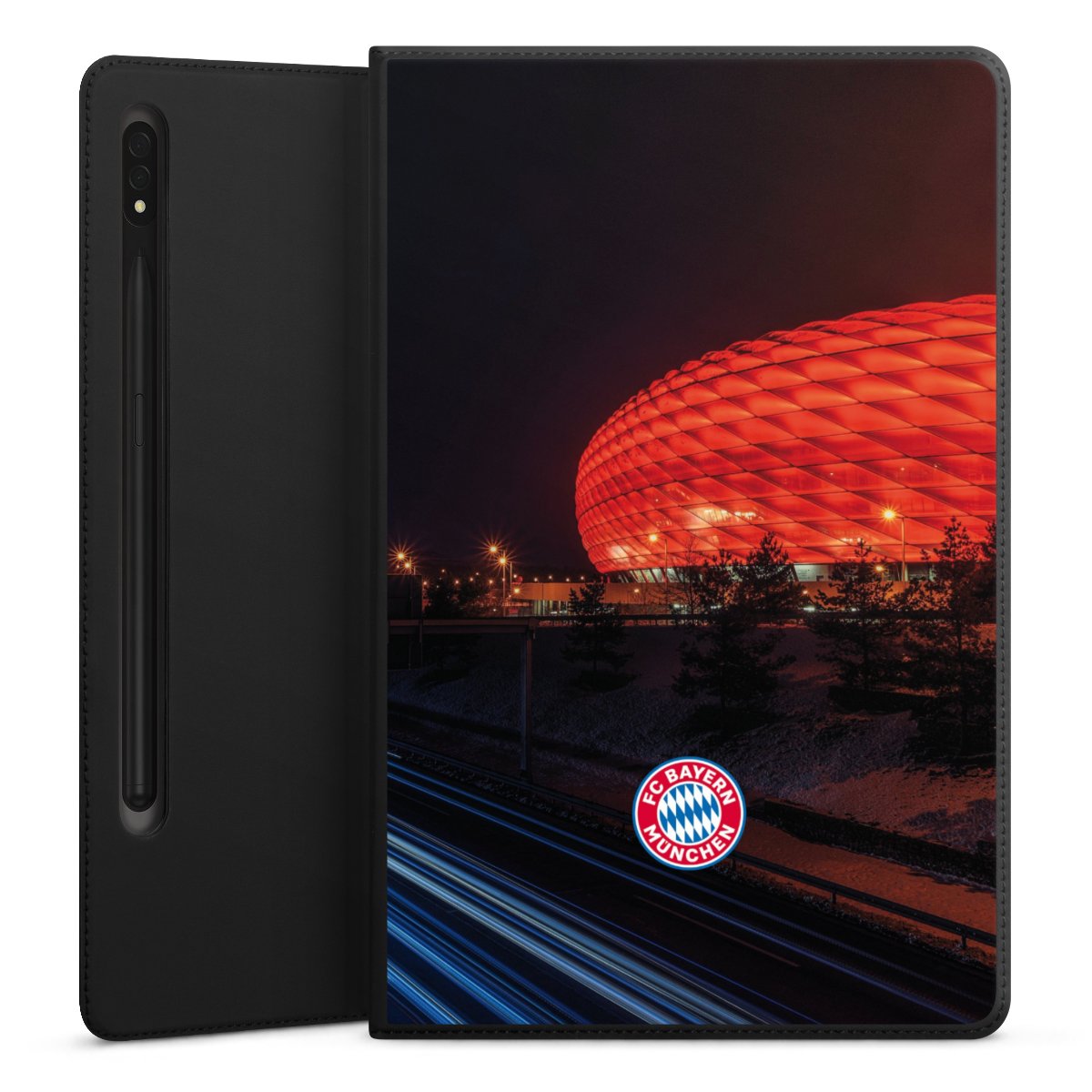 Allianz Arena bei Nacht FCB