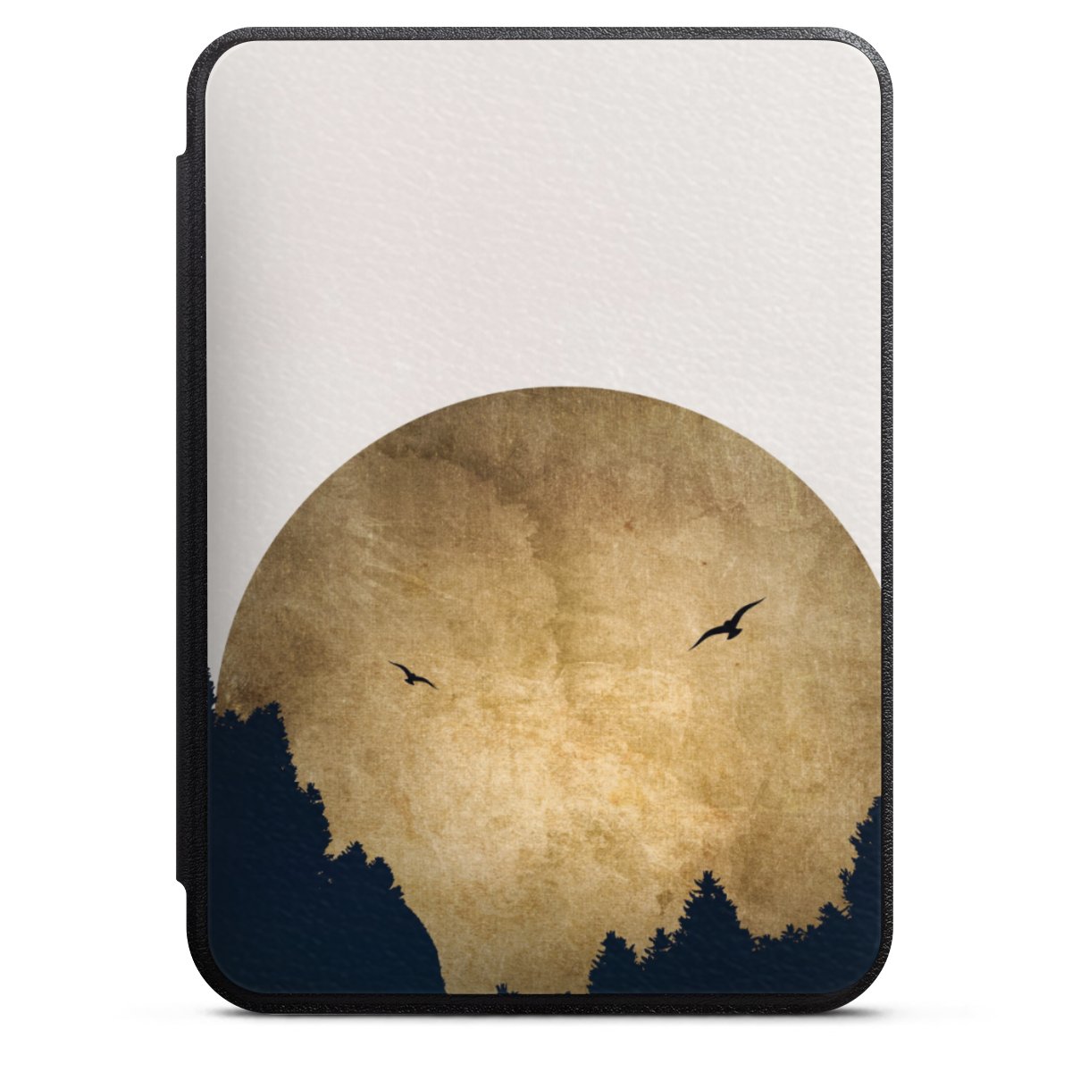 Twee vogels en de maan