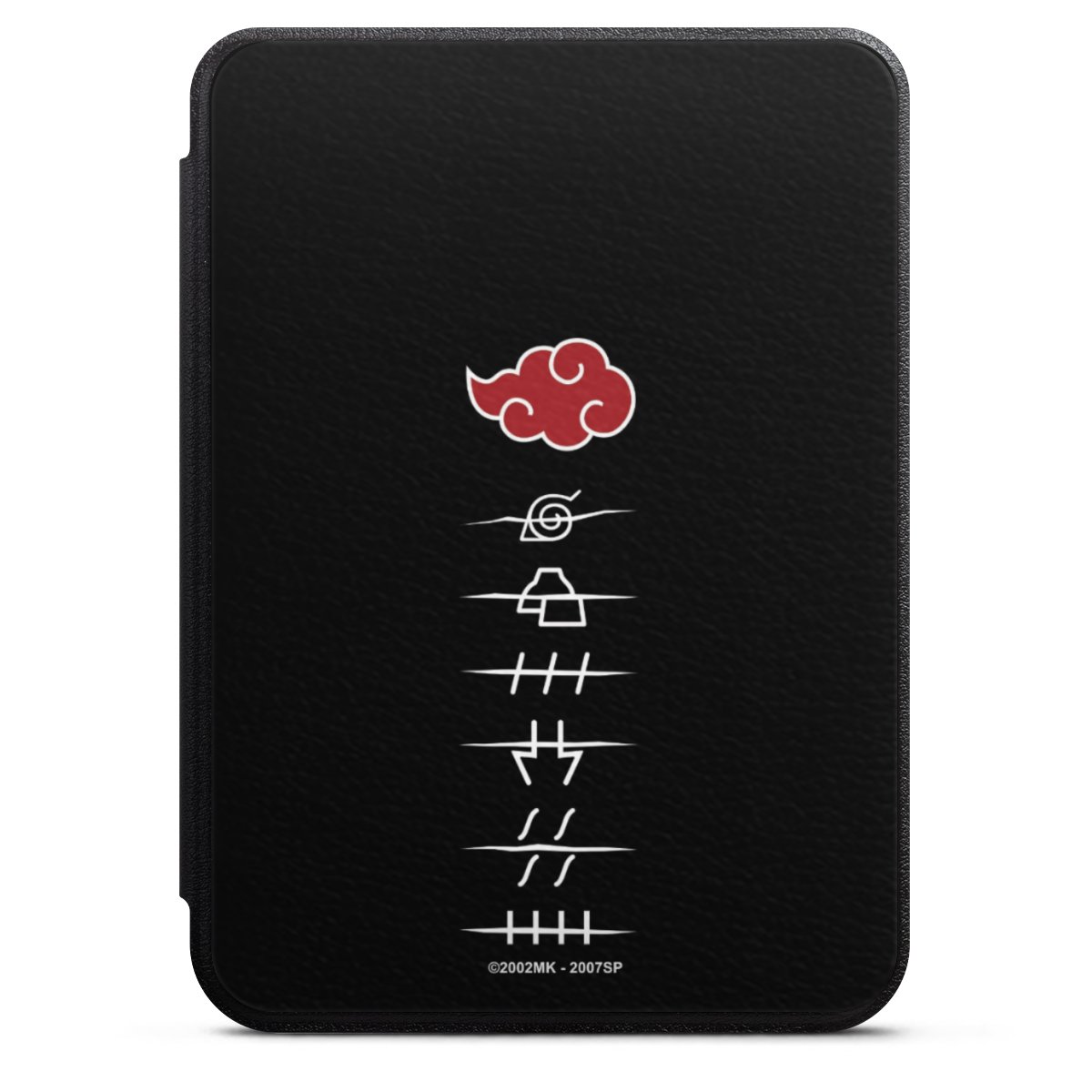 Symboles des membres de l'Akatsuki noirs