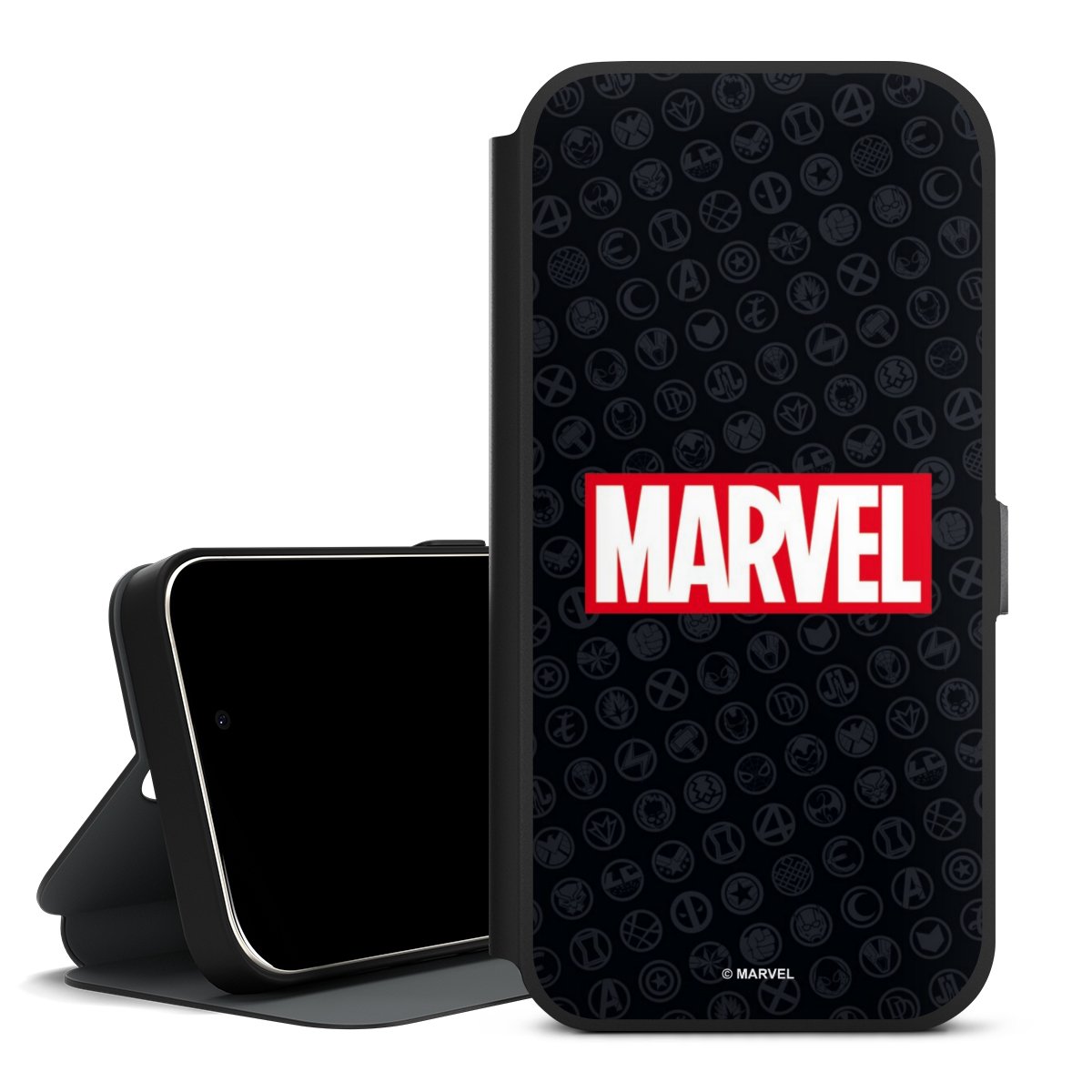 Marvel Logo Black Red 