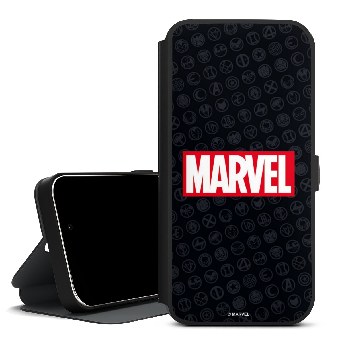 Marvel Logo Black Red 