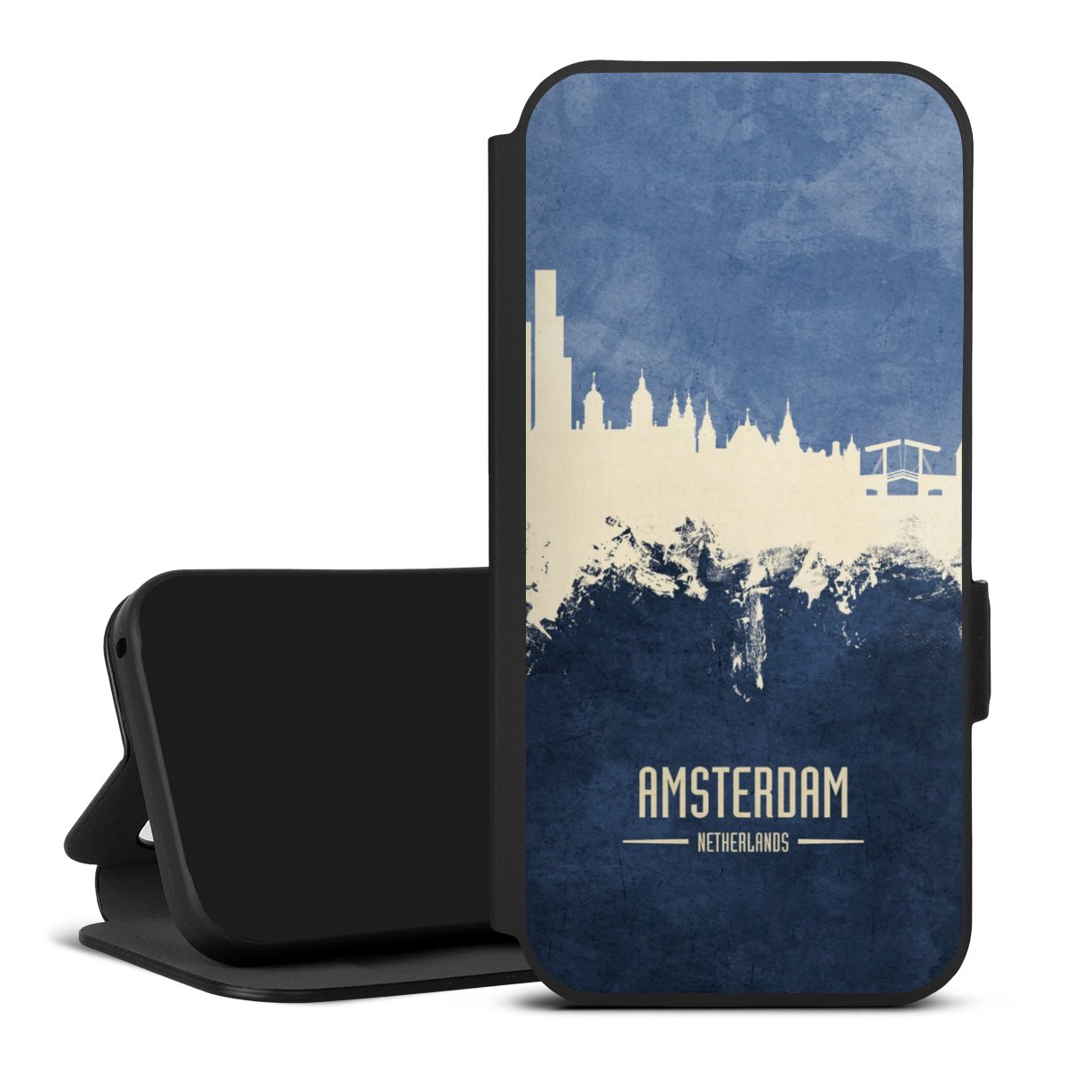 Amsterdam Skyline blauw