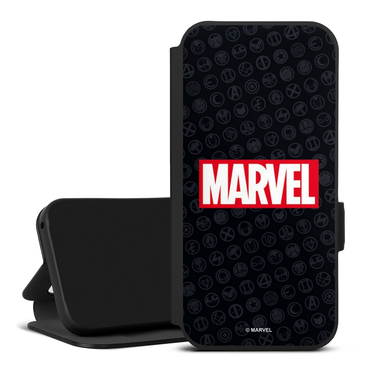 Marvel Logo Black Red 