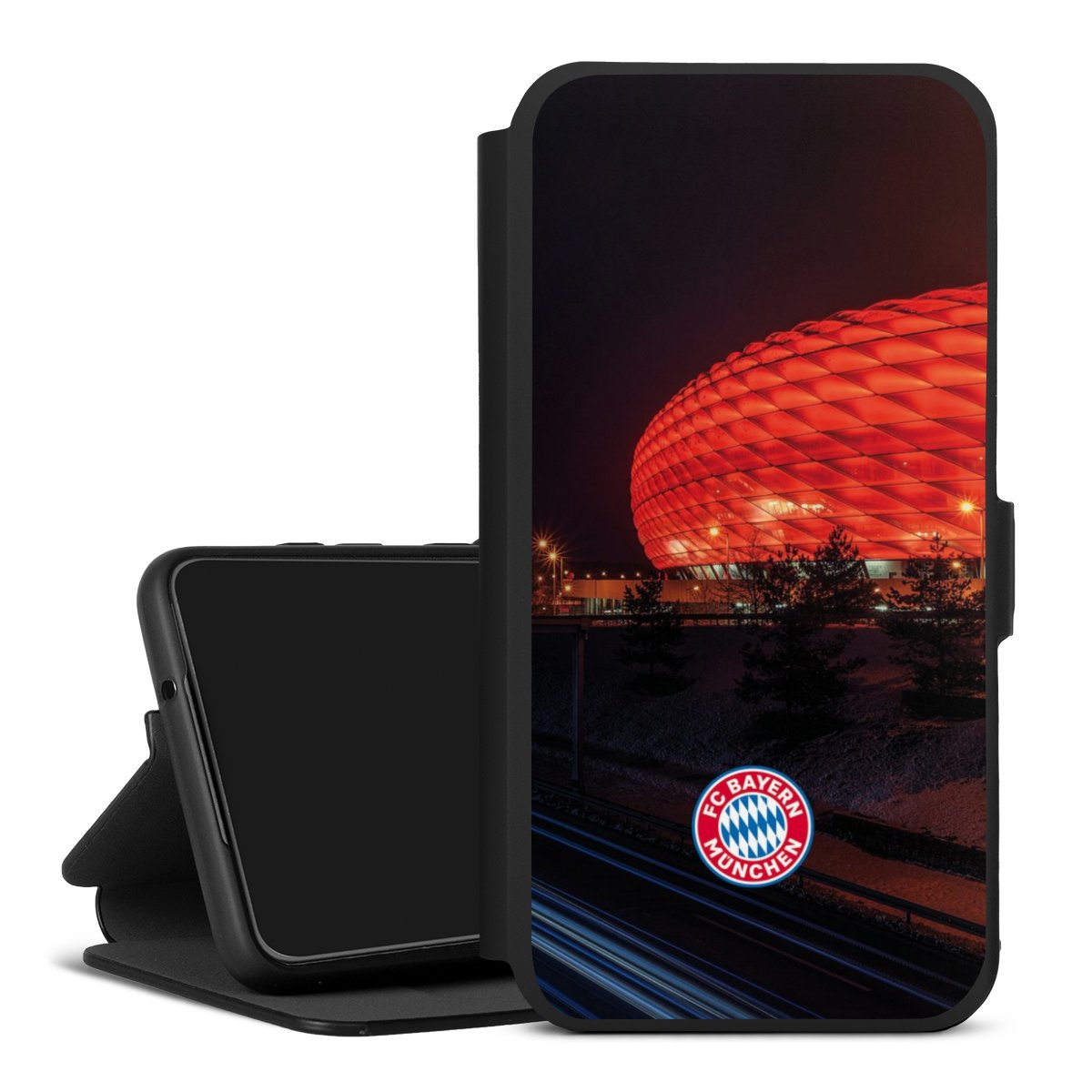 Allianz Arena bei Nacht FCB