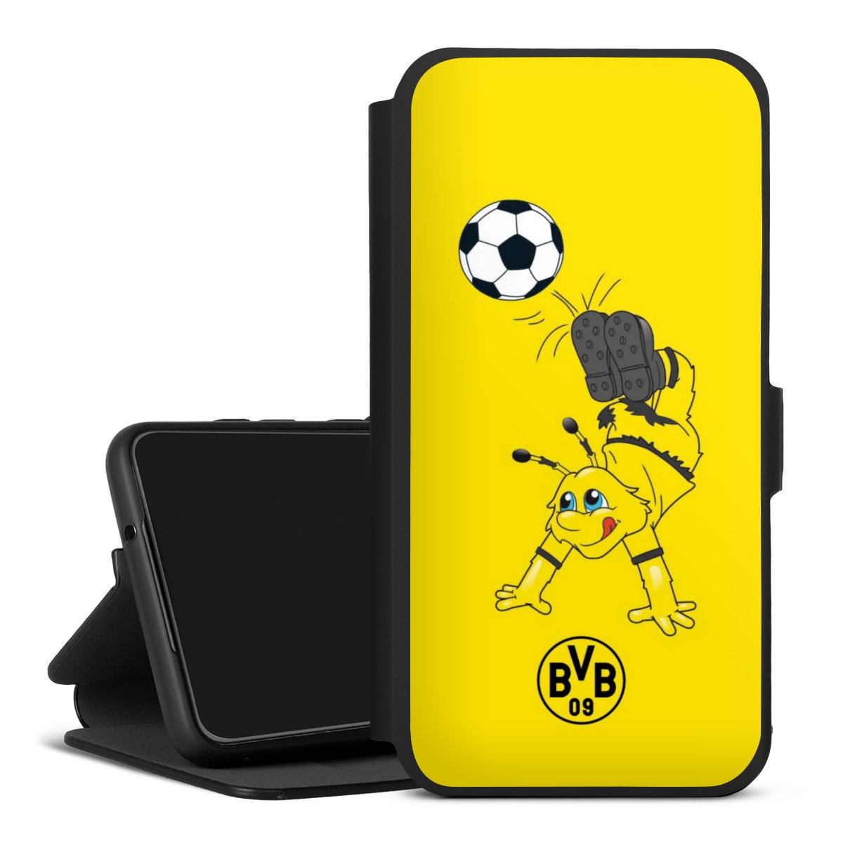 Emma mit Fussball - BVB