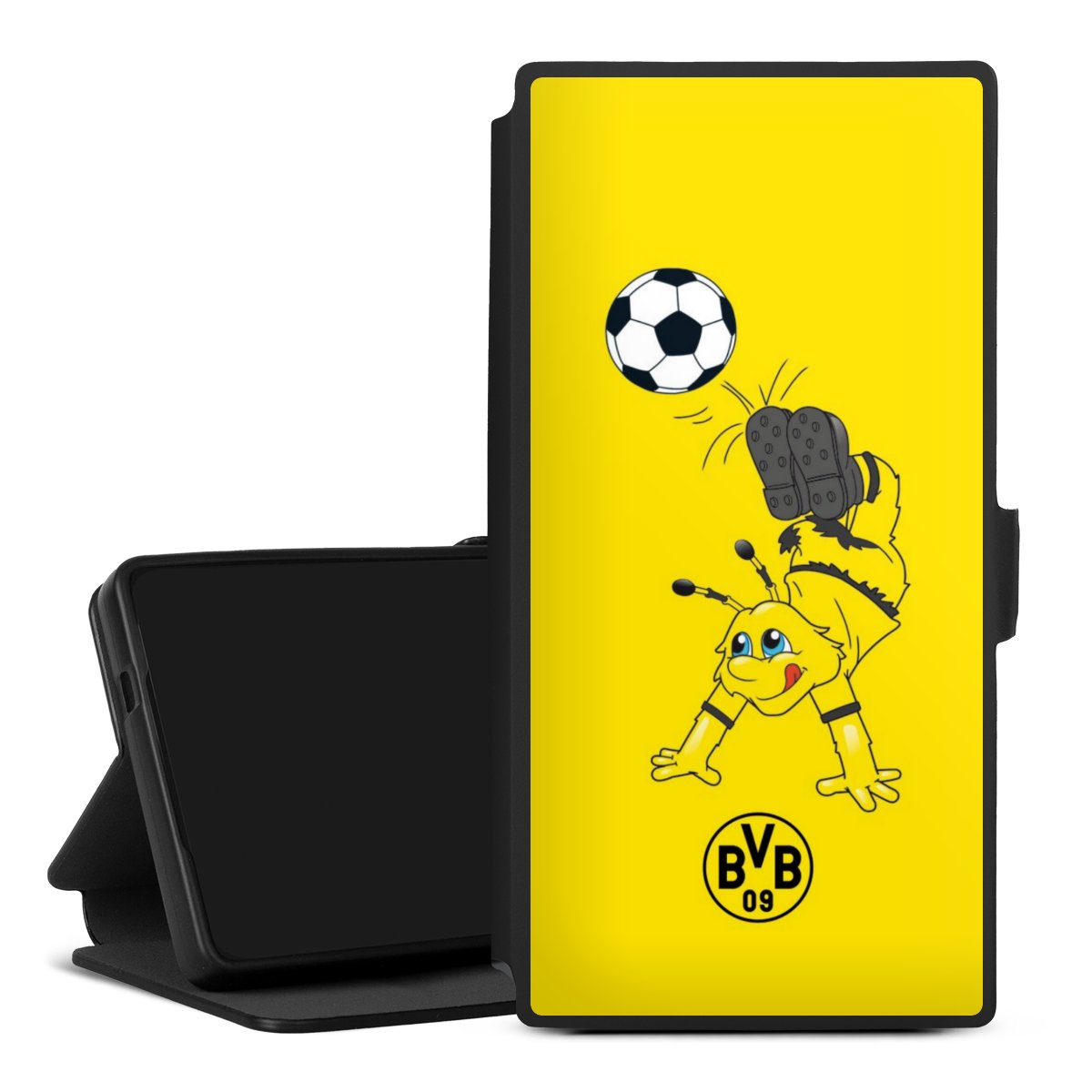 Emma mit Fussball - BVB
