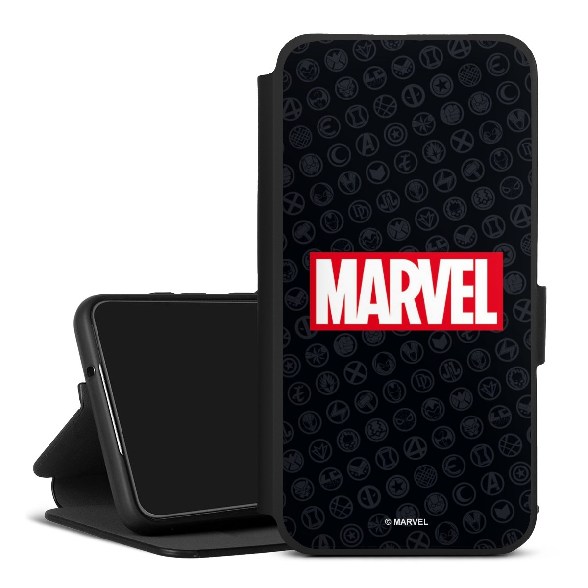 Marvel Logo Black Red 