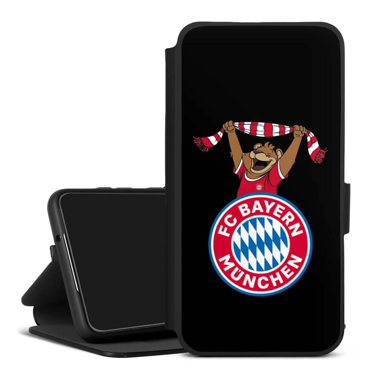 Bernie Jubel mit Schal Schwarz