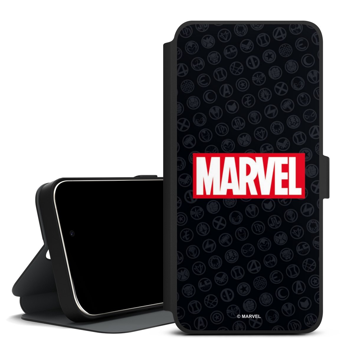 Marvel Logo Black Red 