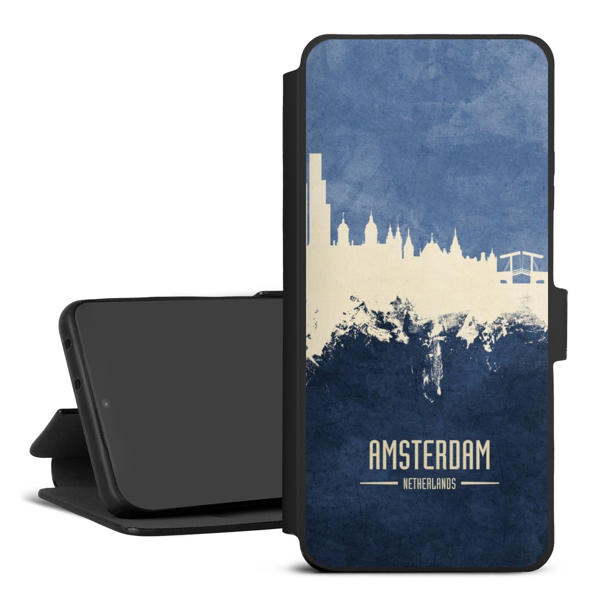 Amsterdam Skyline blauw