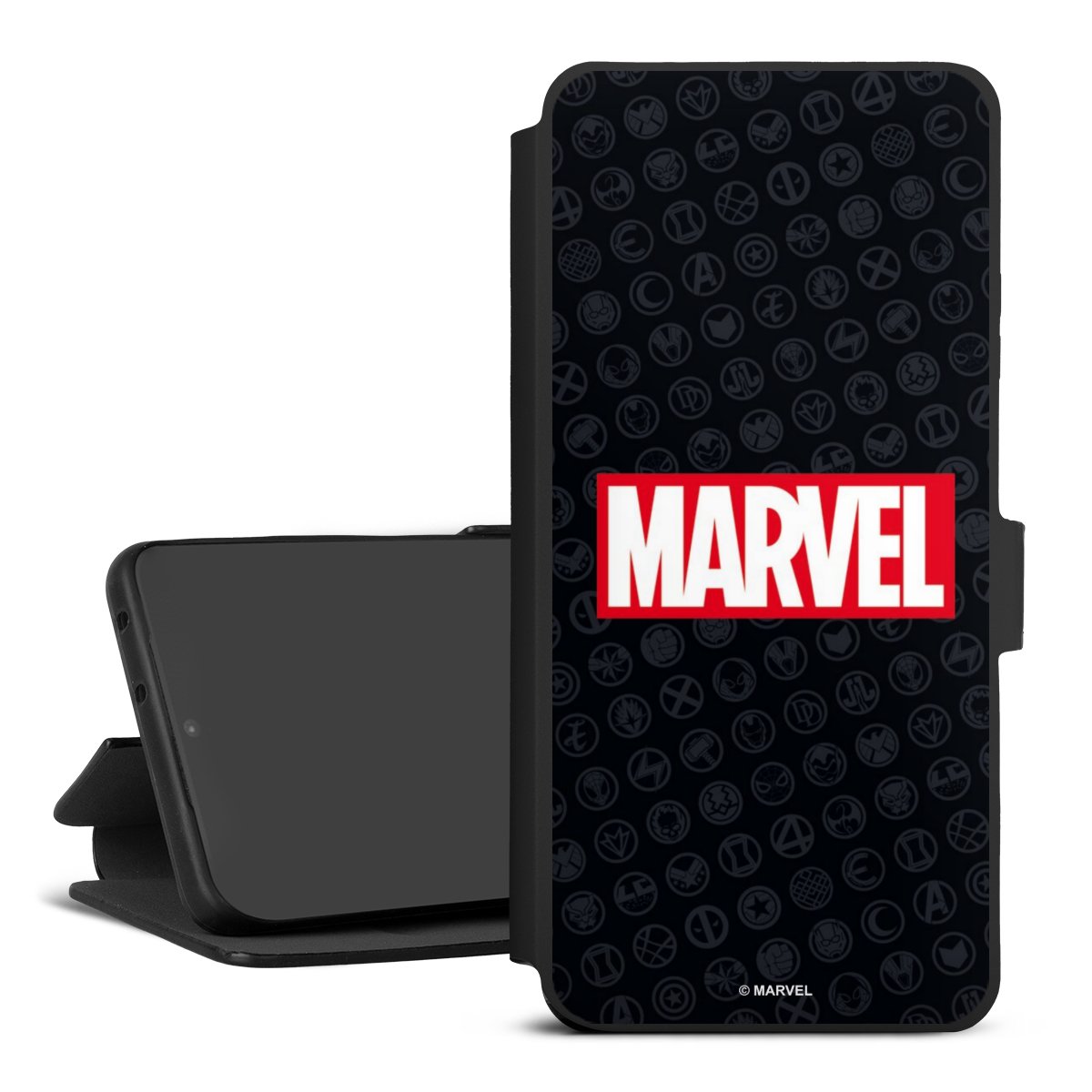 Marvel Logo Black Red 