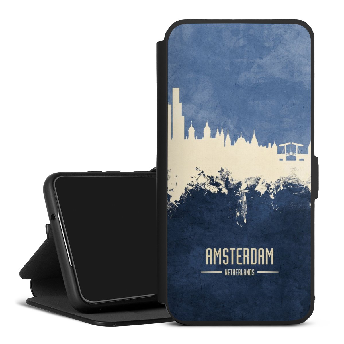 Amsterdam Skyline blauw