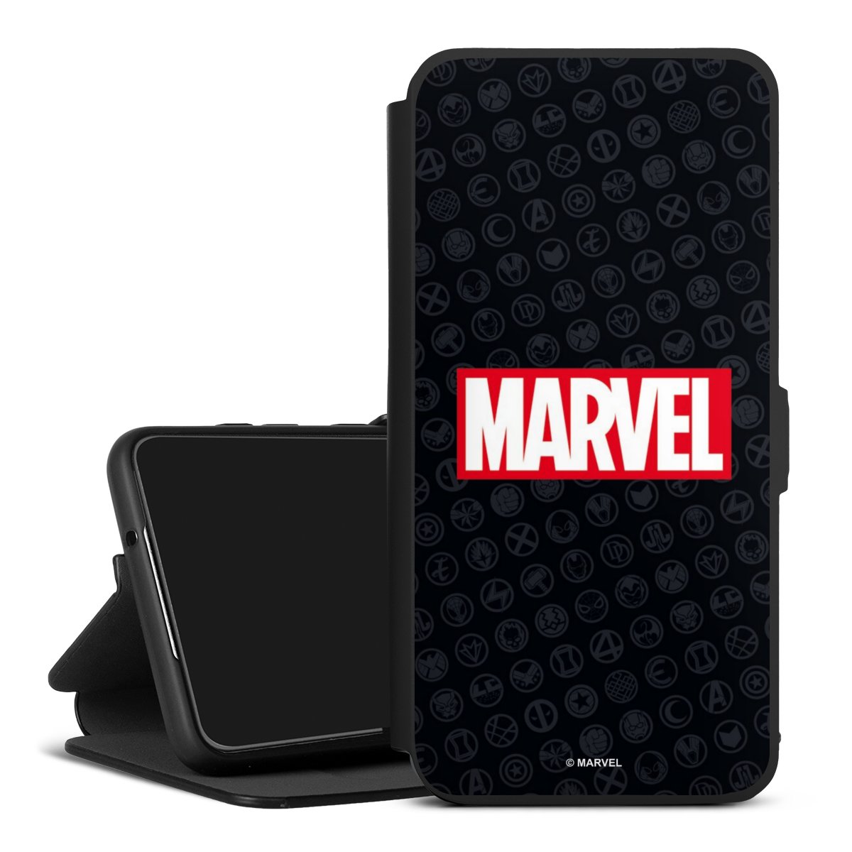 Marvel Logo Black Red 