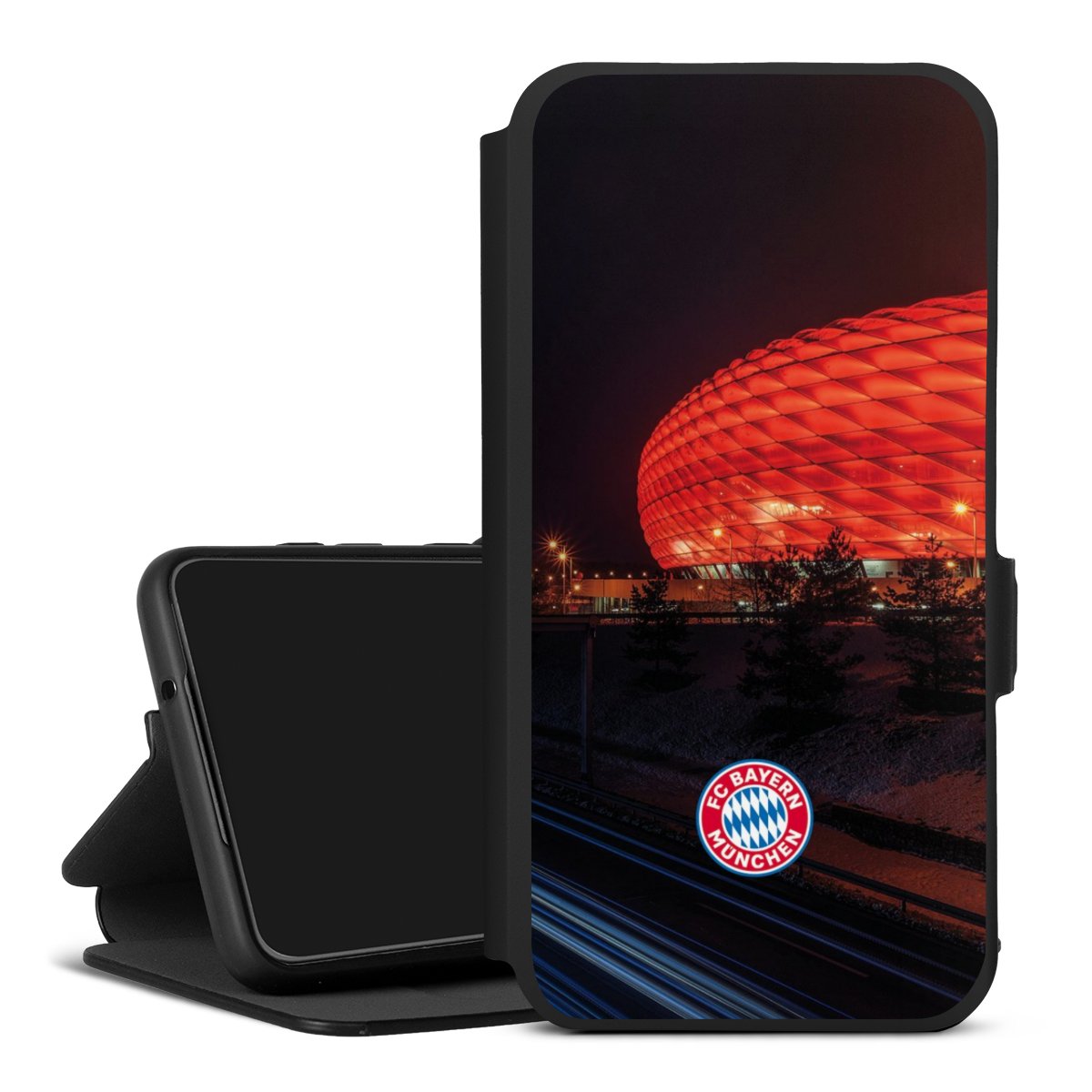 Allianz Arena bei Nacht FCB