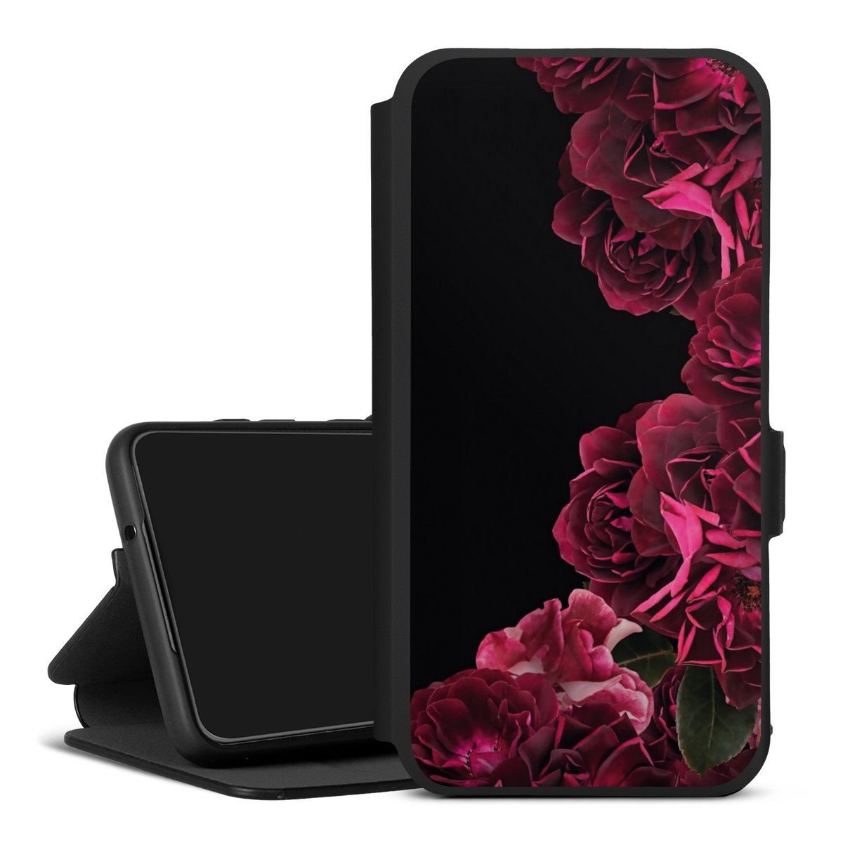 Rose vintage su nero