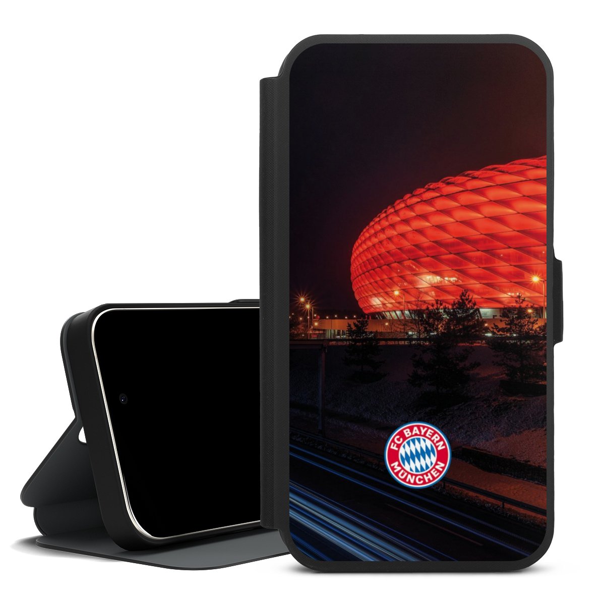 Allianz Arena bei Nacht FCB