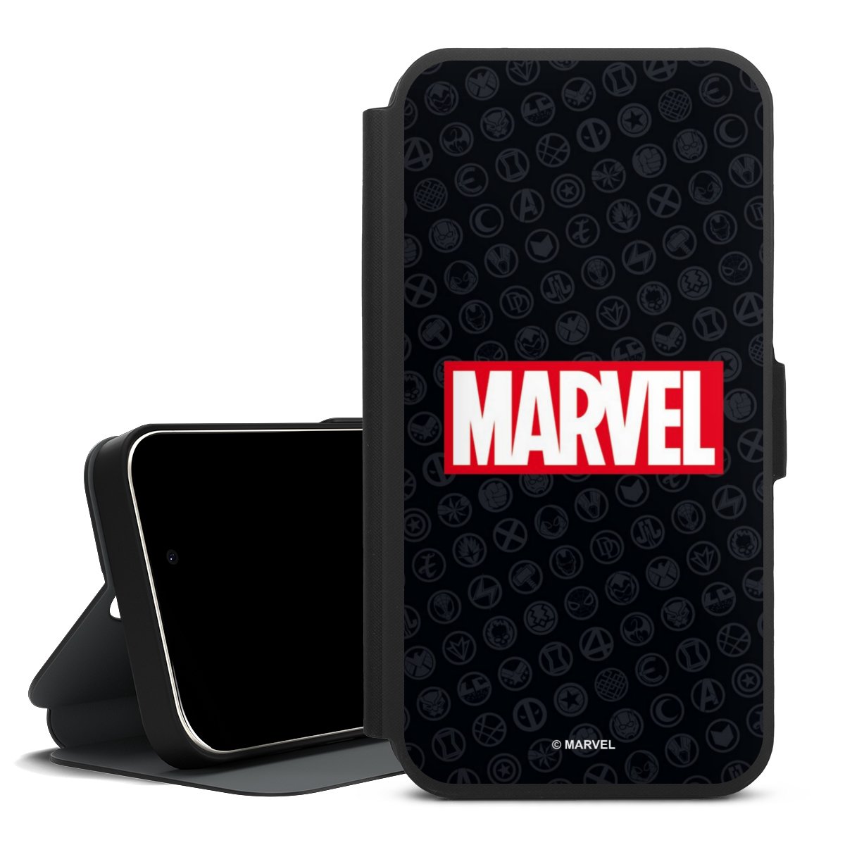 Marvel Logo Black Red 