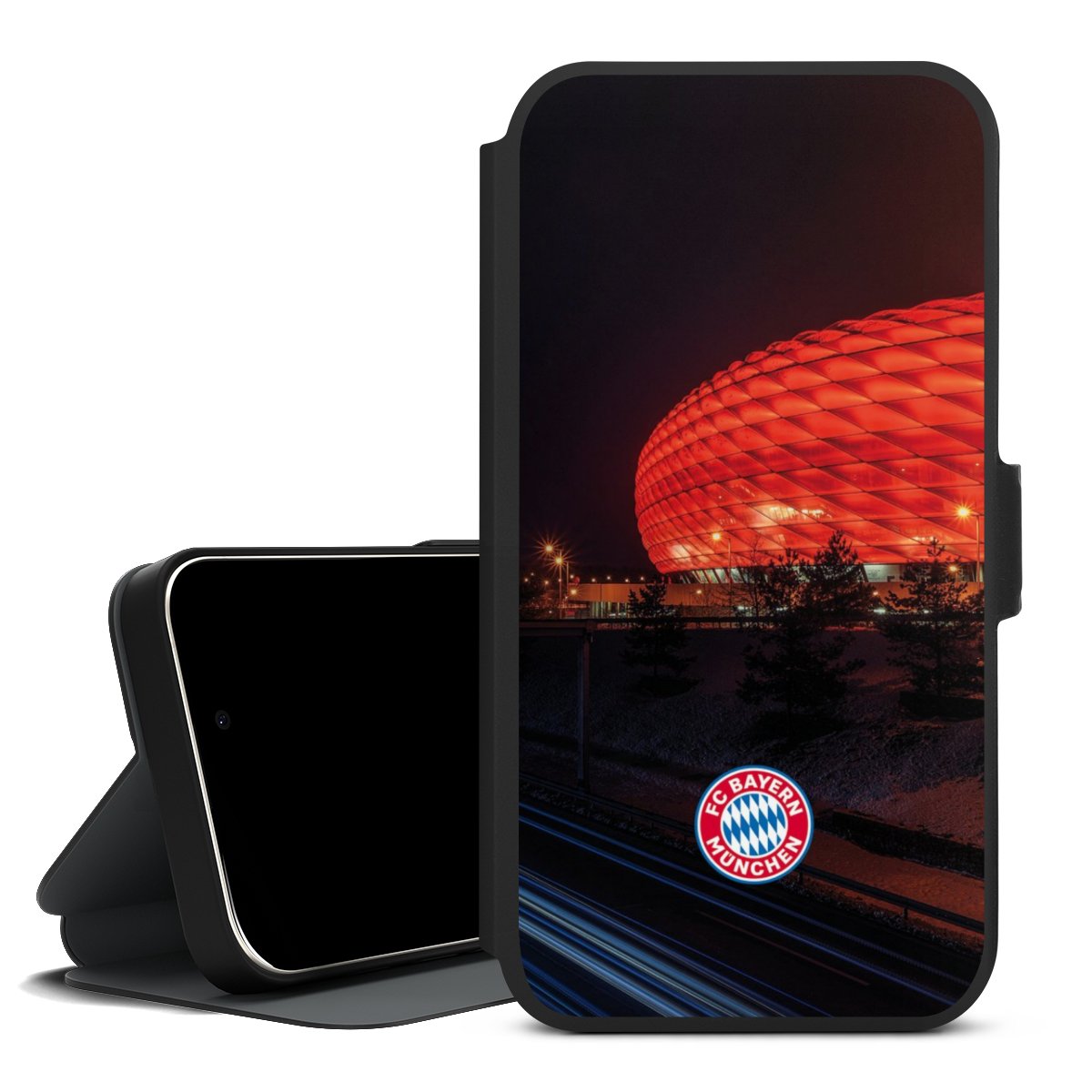 Allianz Arena bei Nacht FCB