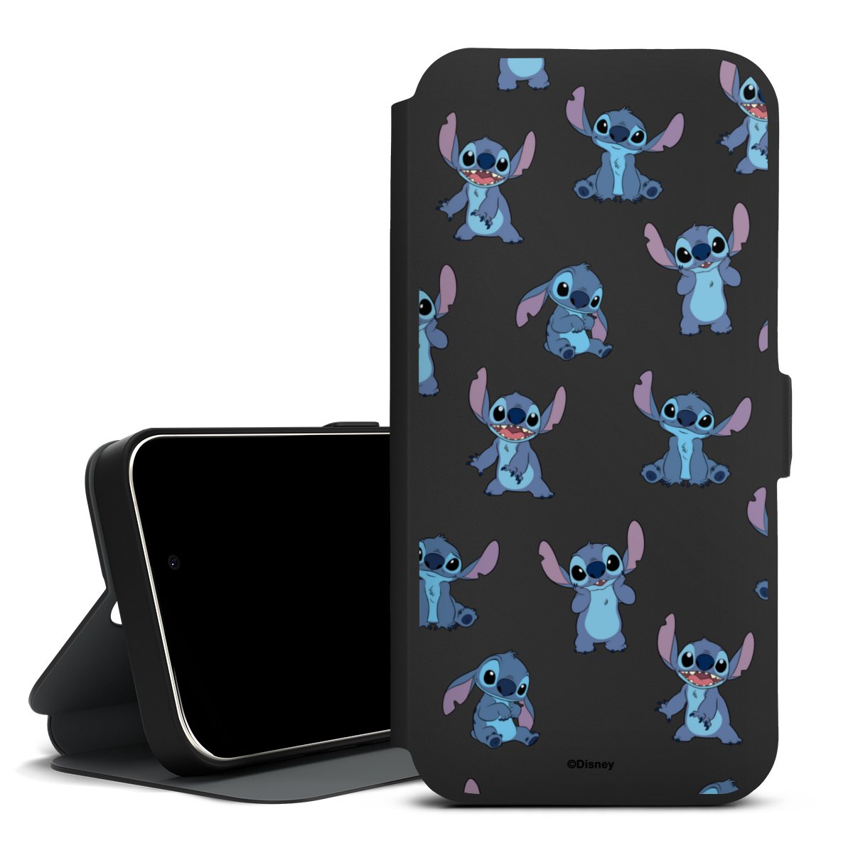 Stitch Faces Pattern Transparent