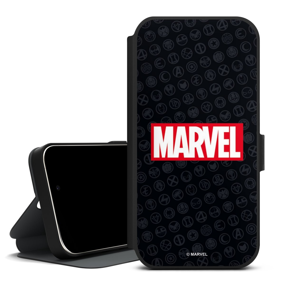 Marvel Logo Black Red 