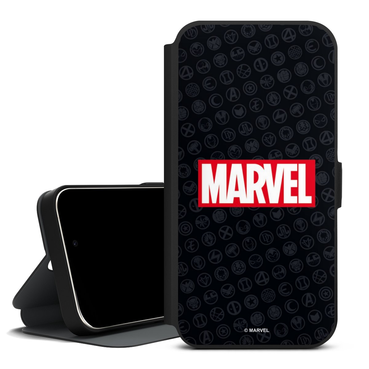 Marvel Logo Black Red 