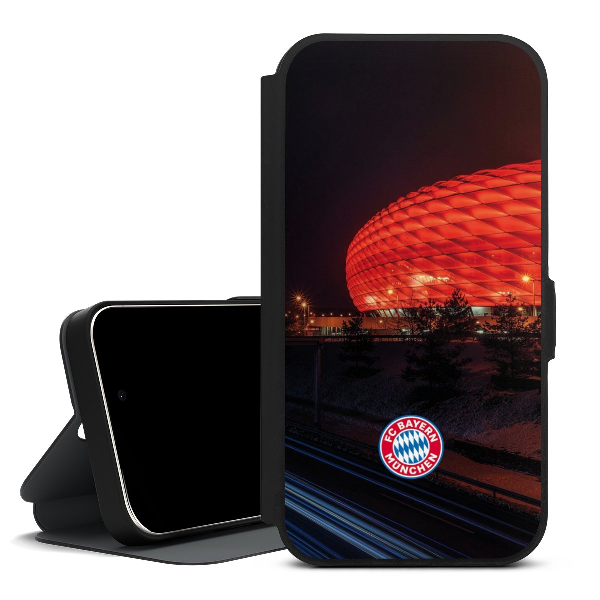 Allianz Arena bei Nacht FCB