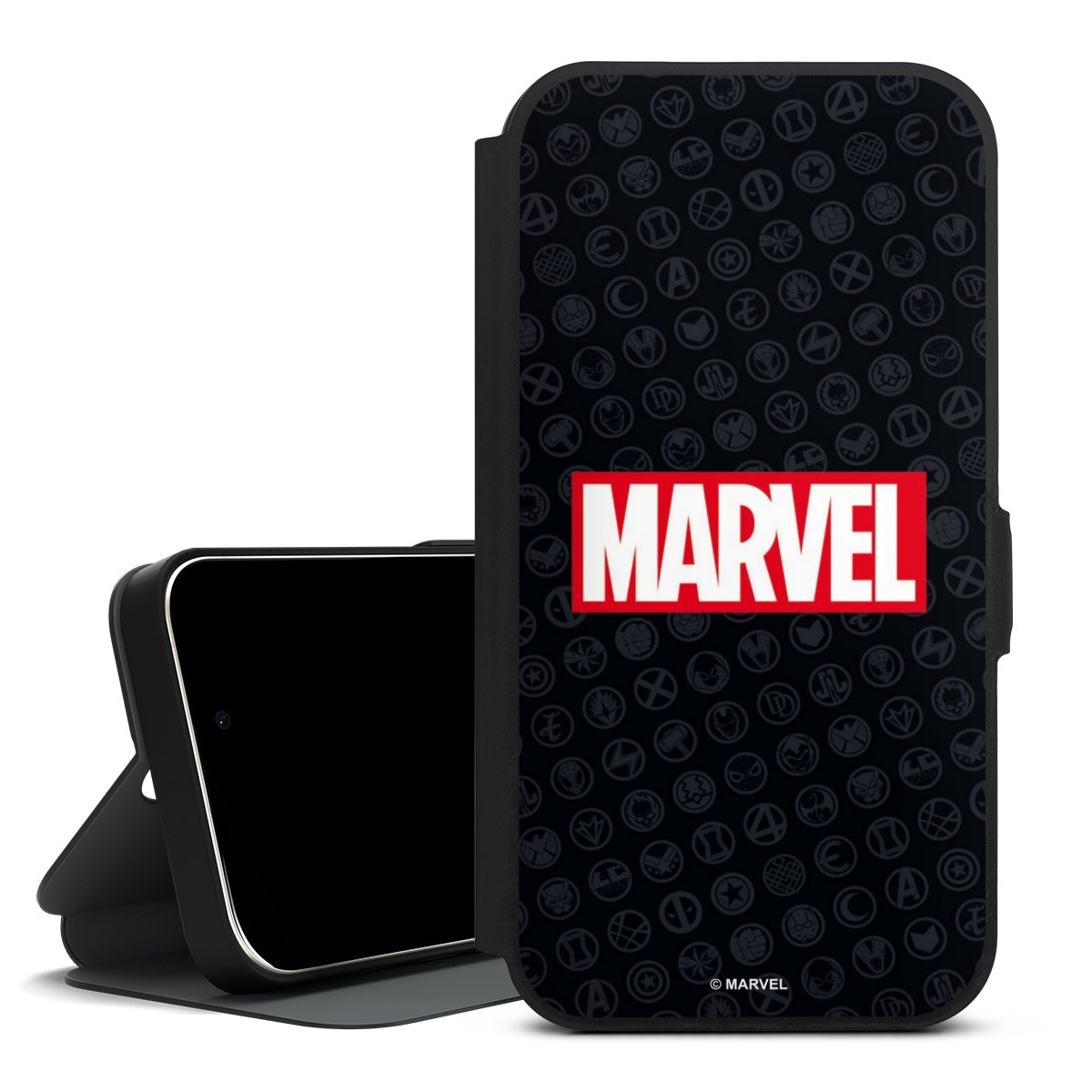 Marvel Logo Black Red 