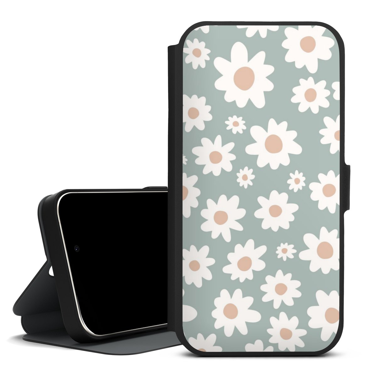 Gänseblümchen Muster grün