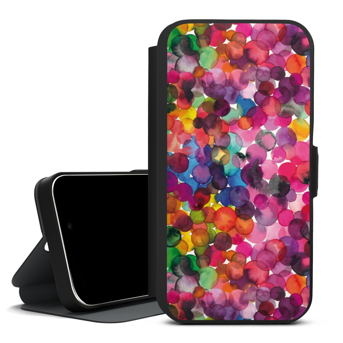 Punti acquerello sovrapposti