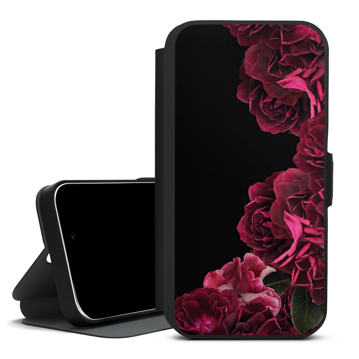 Rose vintage su nero