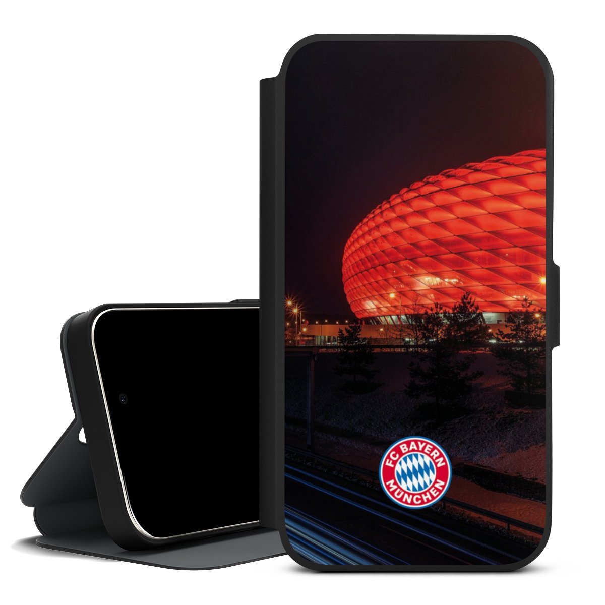 Allianz Arena bei Nacht FCB