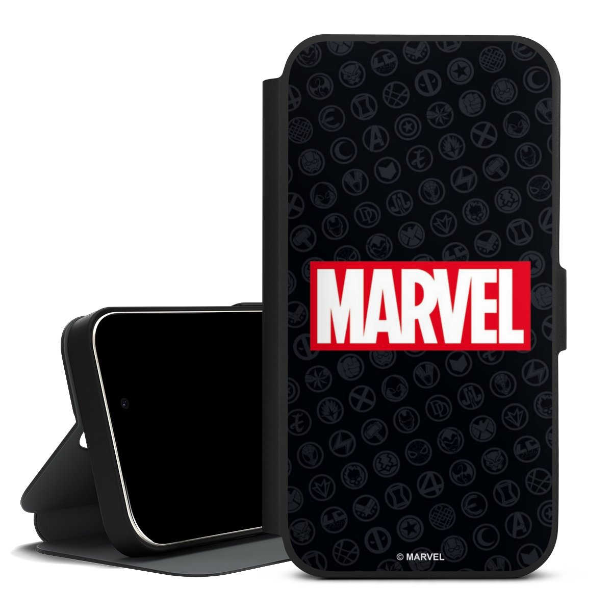 Marvel Logo Black Red 