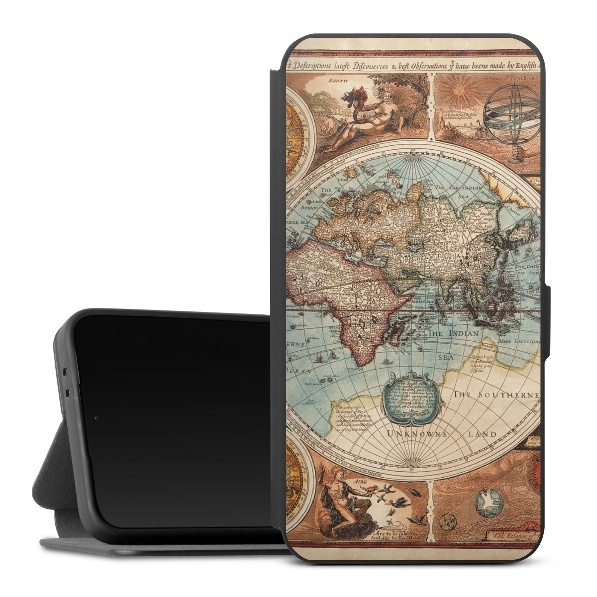 Mappa del mondo vintage