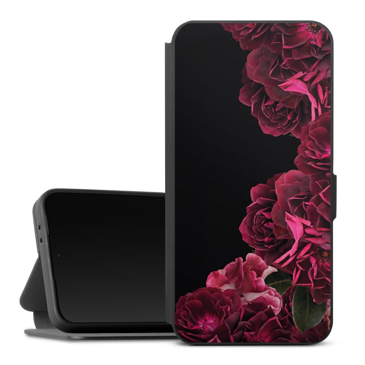 Rose vintage su nero