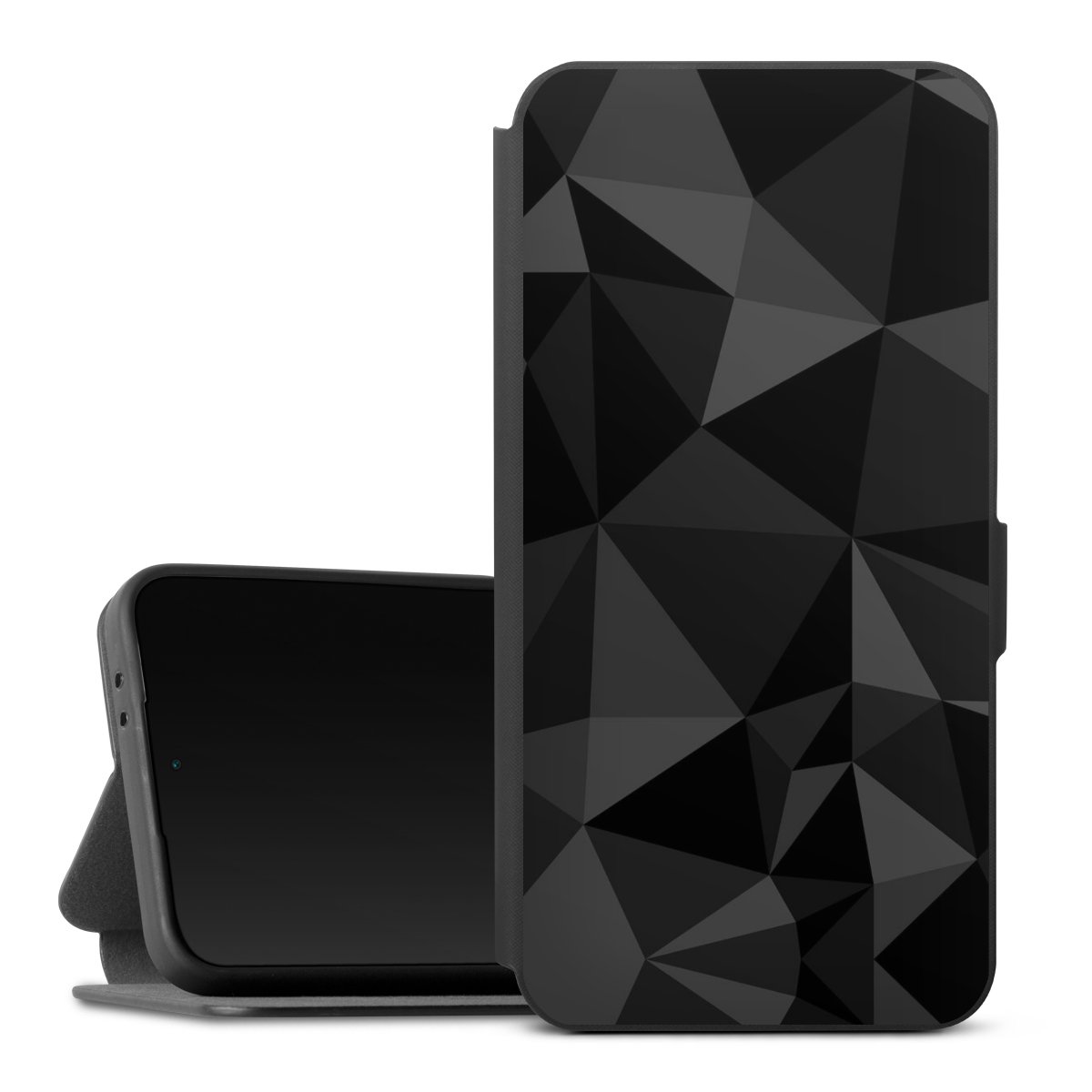 Motif Polygone Noir