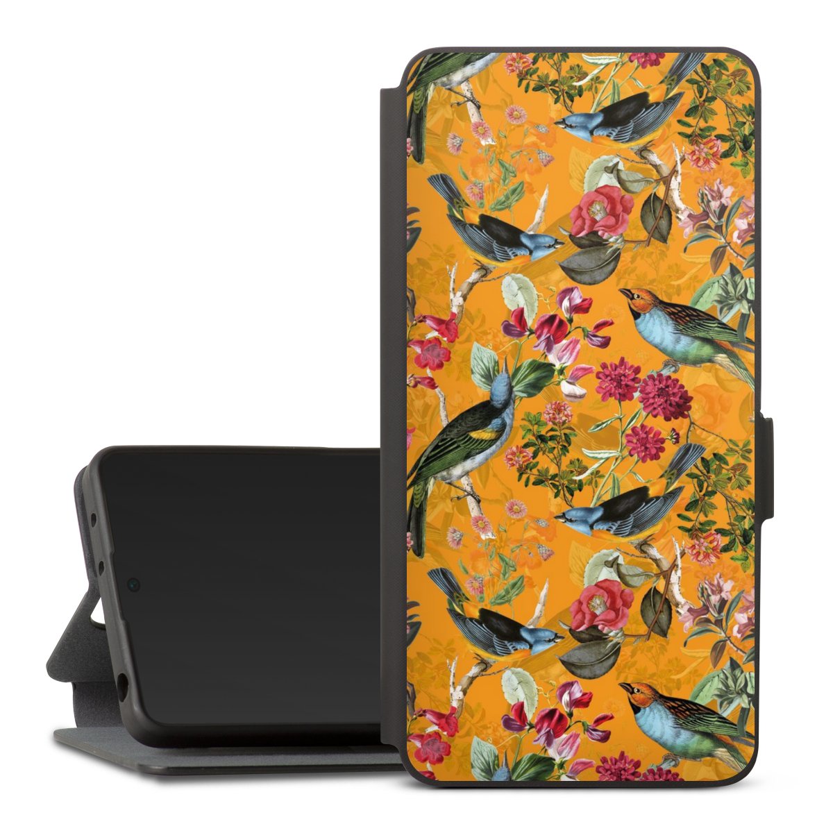 Vogels Bloemen Behang