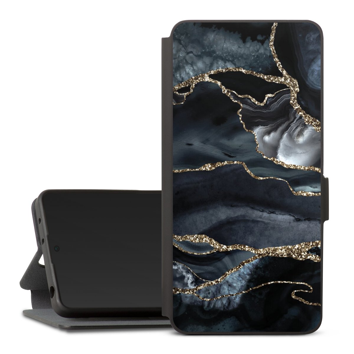 Or marbré foncé Aspect pailleté