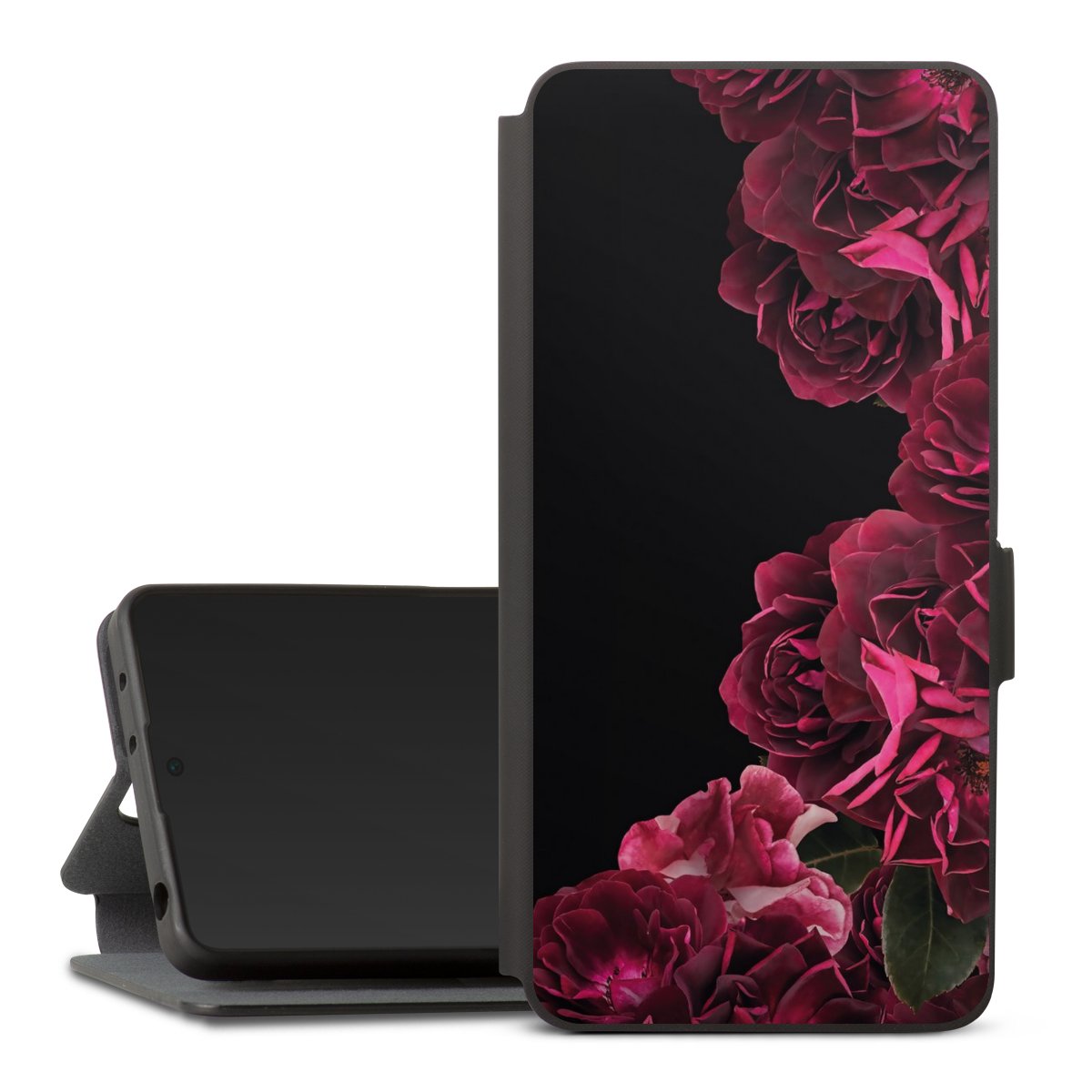 Rose vintage su nero