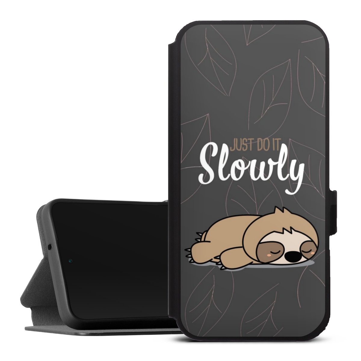 Just Do It Slowly Sloth Grey