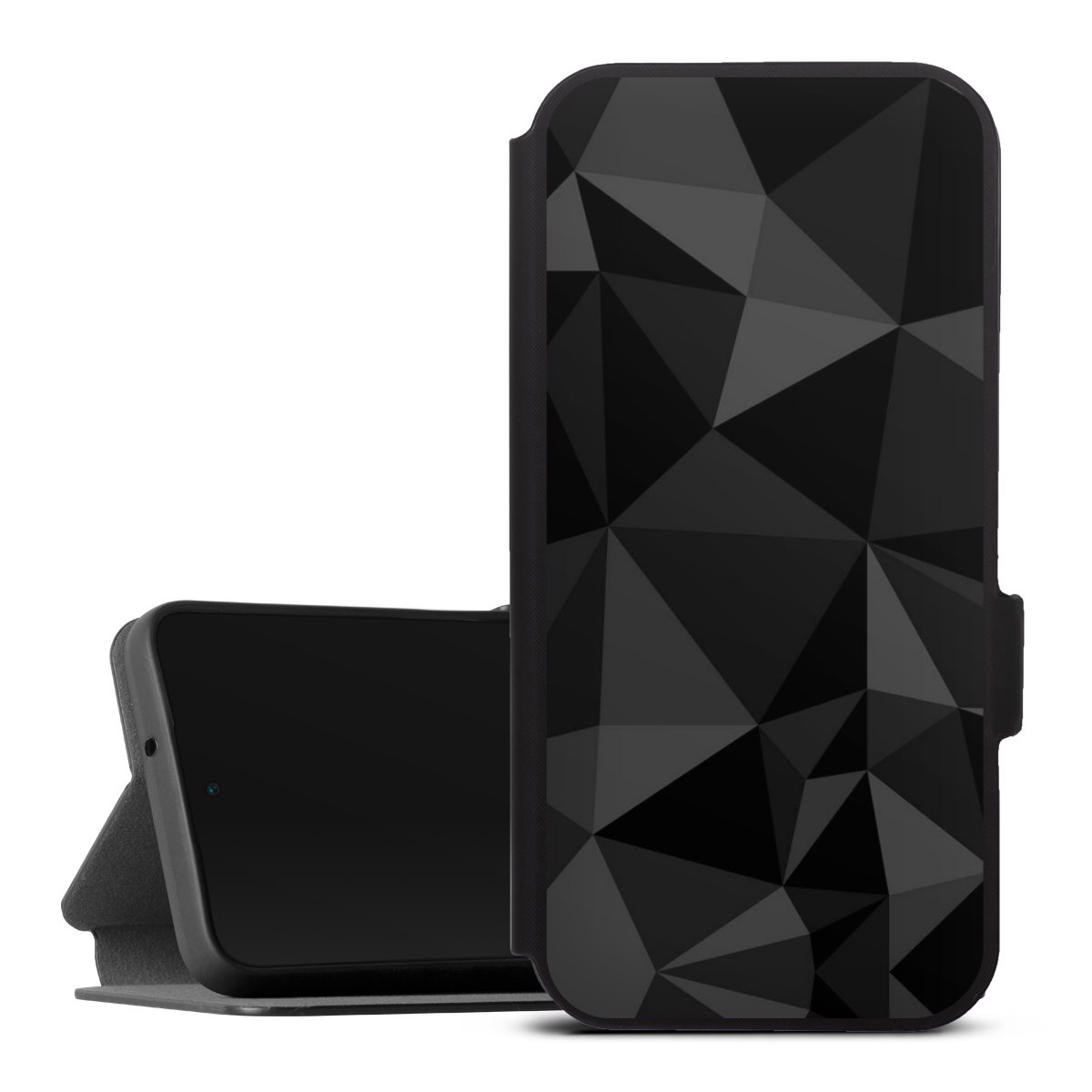 Motif Polygone Noir