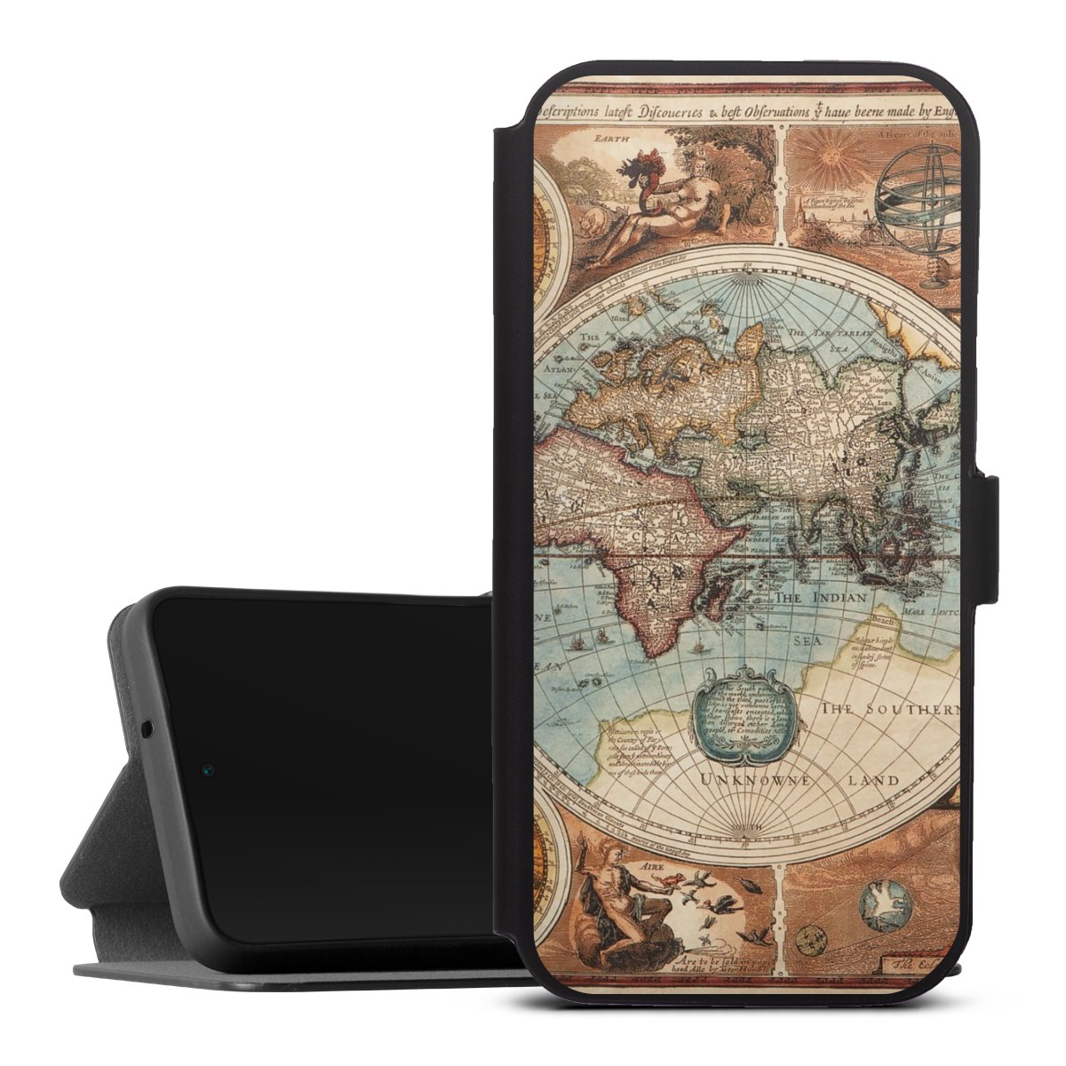 Mappa del mondo vintage