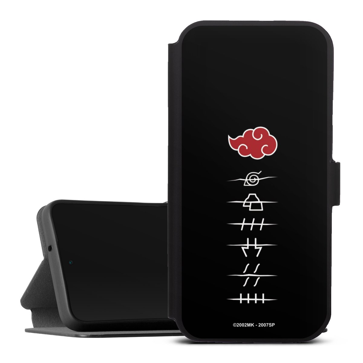 Symboles des membres de l'Akatsuki noirs