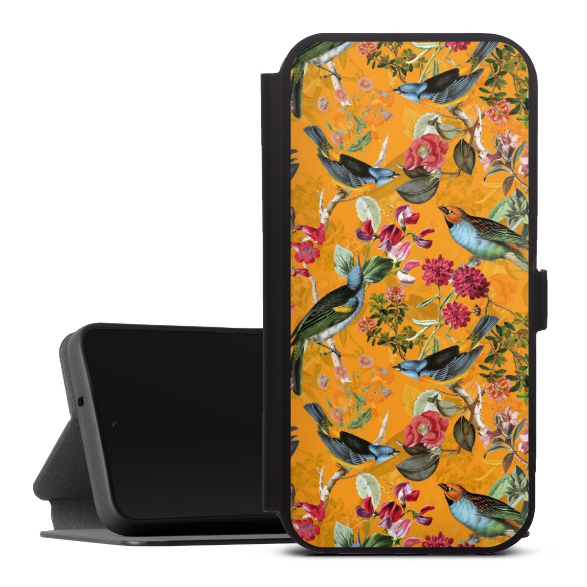 Vogels Bloemen Behang