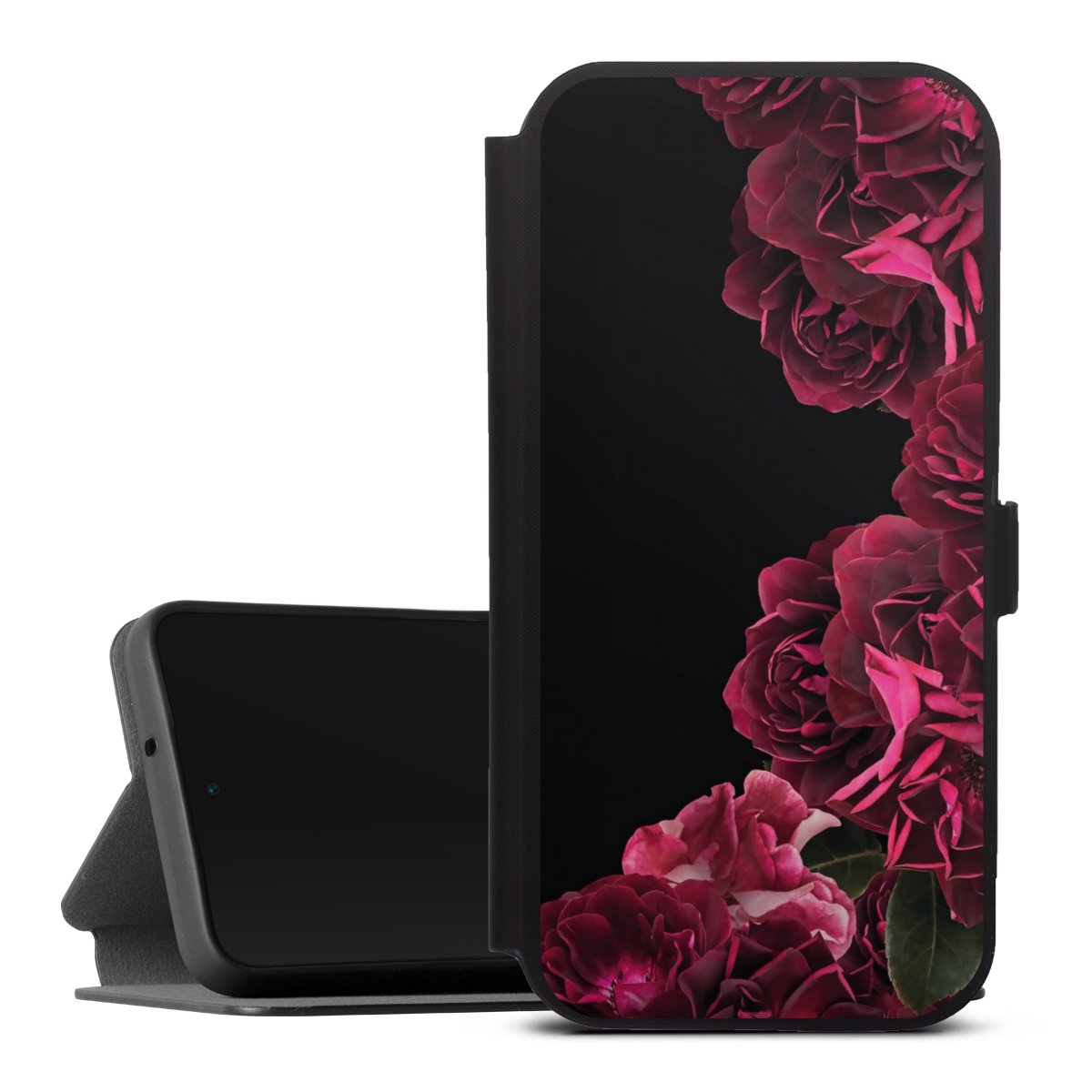 Rose vintage su nero