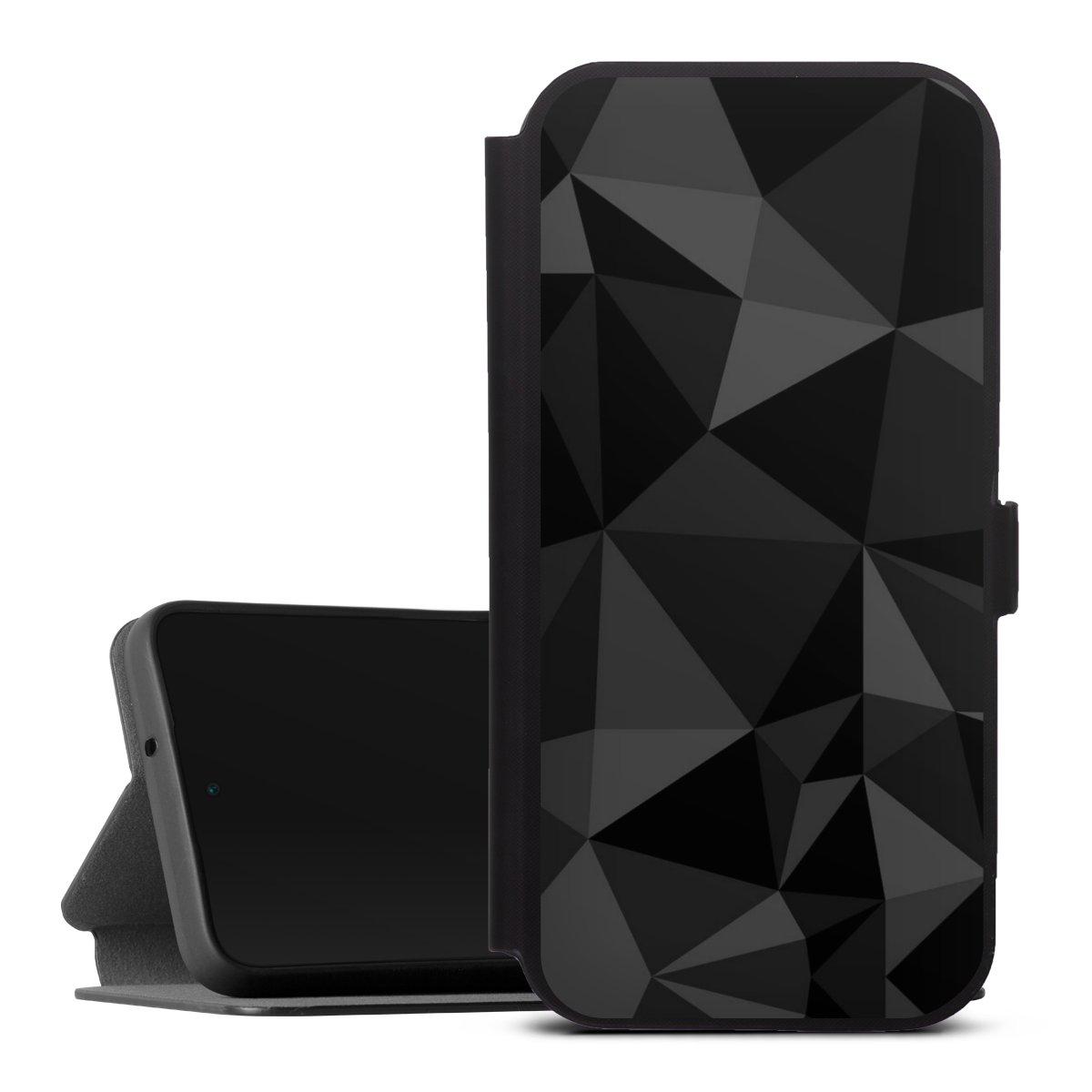 Motif Polygone Noir