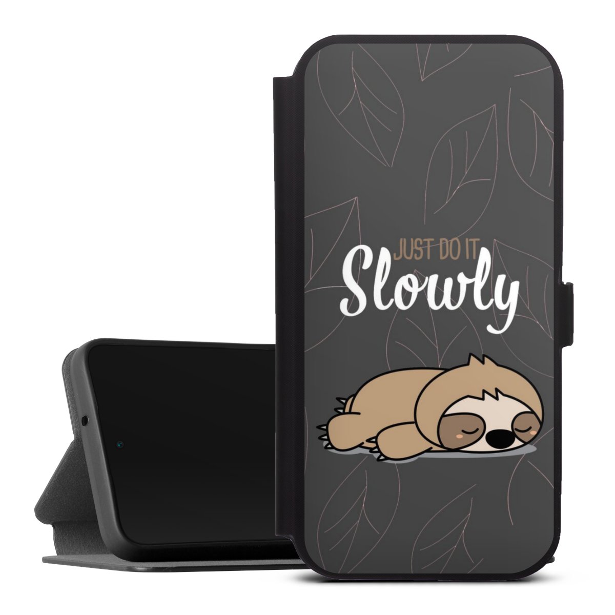 Just Do It Slowly Sloth Grey